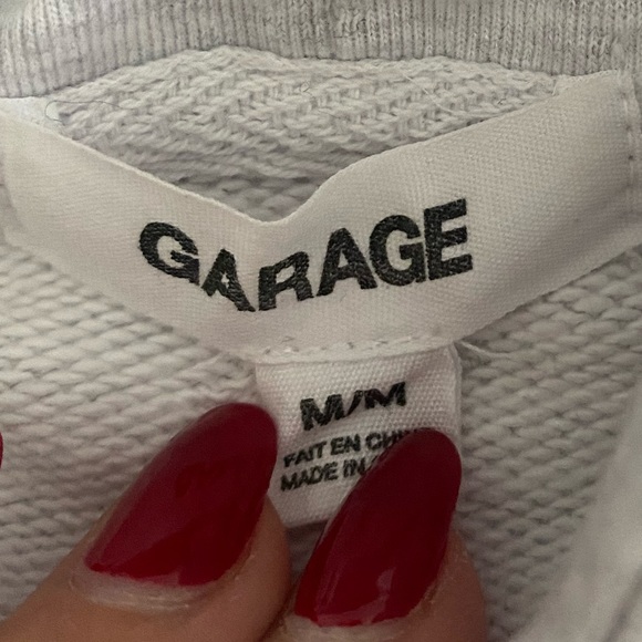 Garage, Women’s M, Grey cropped hoodie - Picture 2 of 2